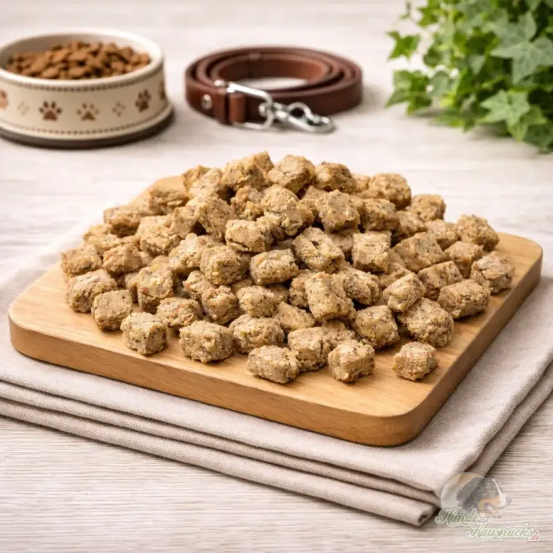 Vegetarische Trainingssnacks für Hunde 