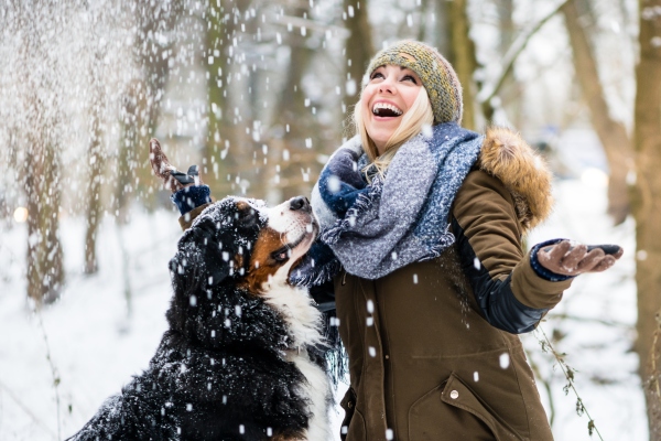 Gassi gehen im Winter