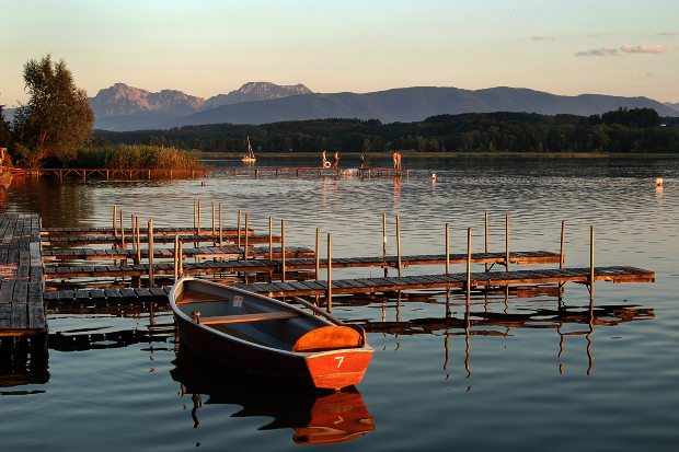 Waginger See im Chiemgau - Urlaub mit Hund am See