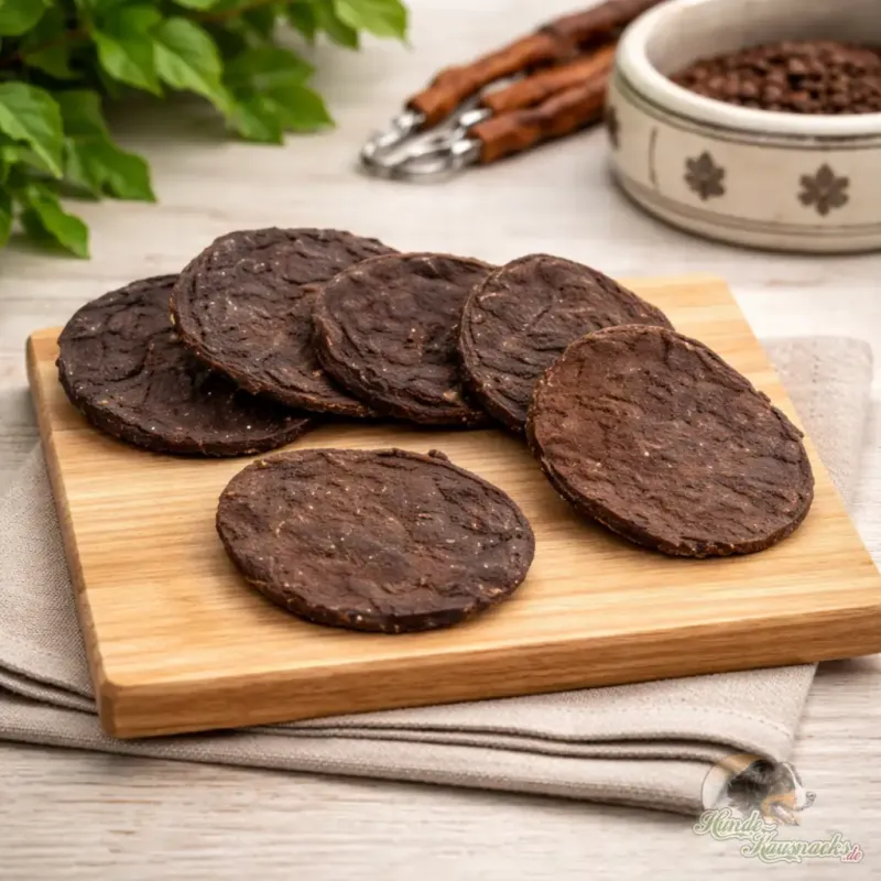 Burger aus 100% Wildfleisch Jackpot-Leckerli für Hunde sind Burger aus 100% Wildfleisch