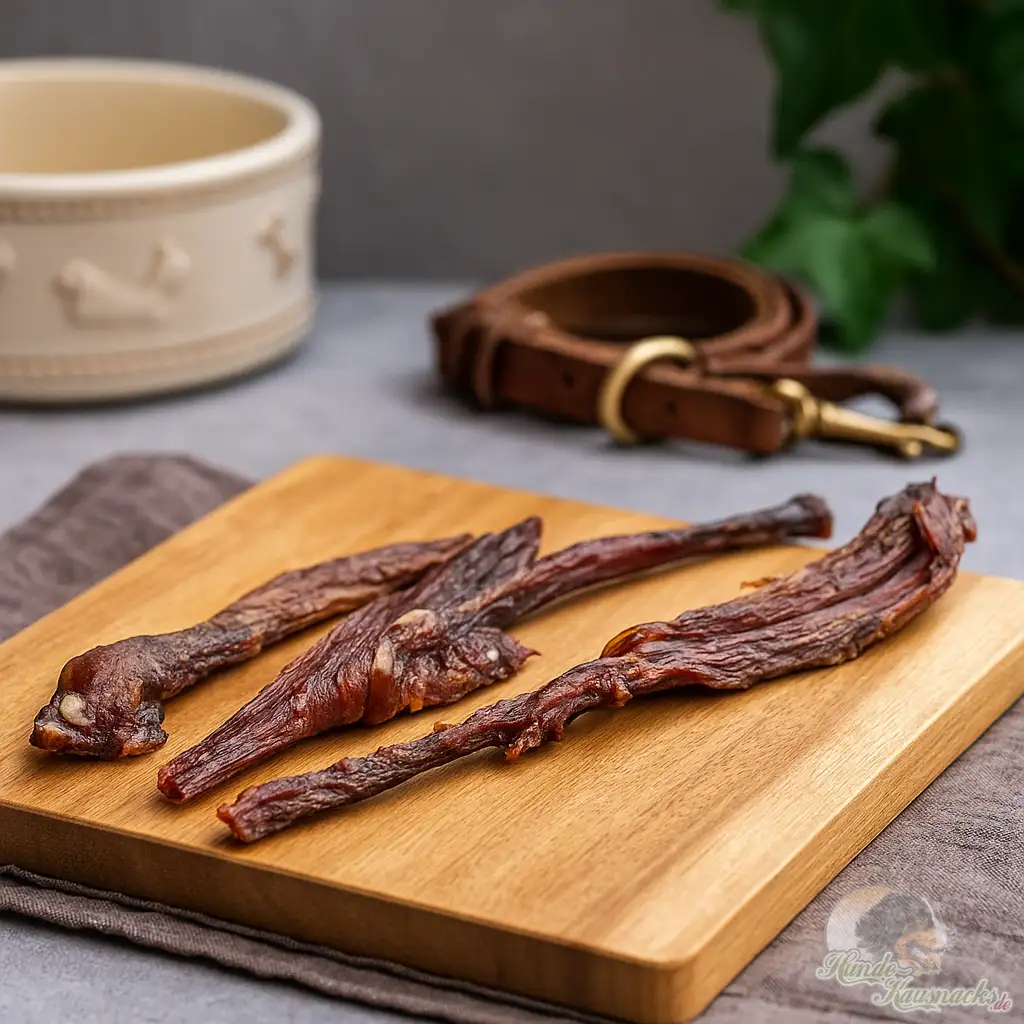 Ganze Pferde-Nackensehnen, getrockneter Kausnack ohne Zusätze