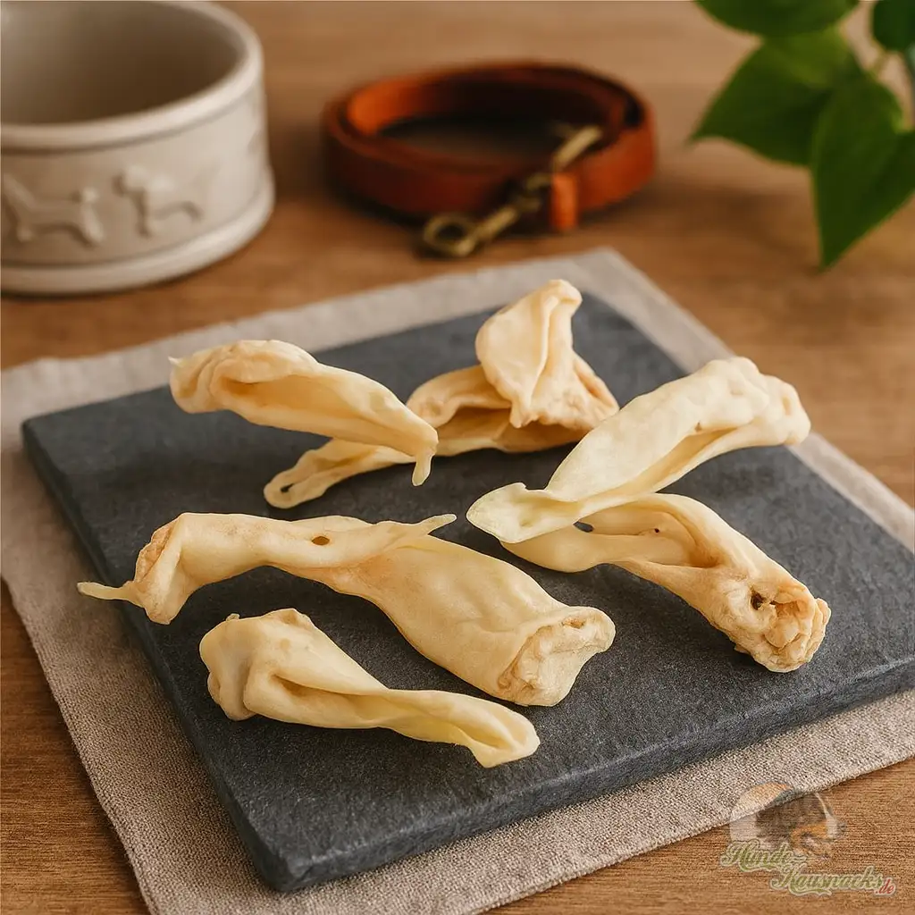 Getrocknete Lammohren (Natur) – hypoallergener Kauartikel für Hunde ohne Zusätze