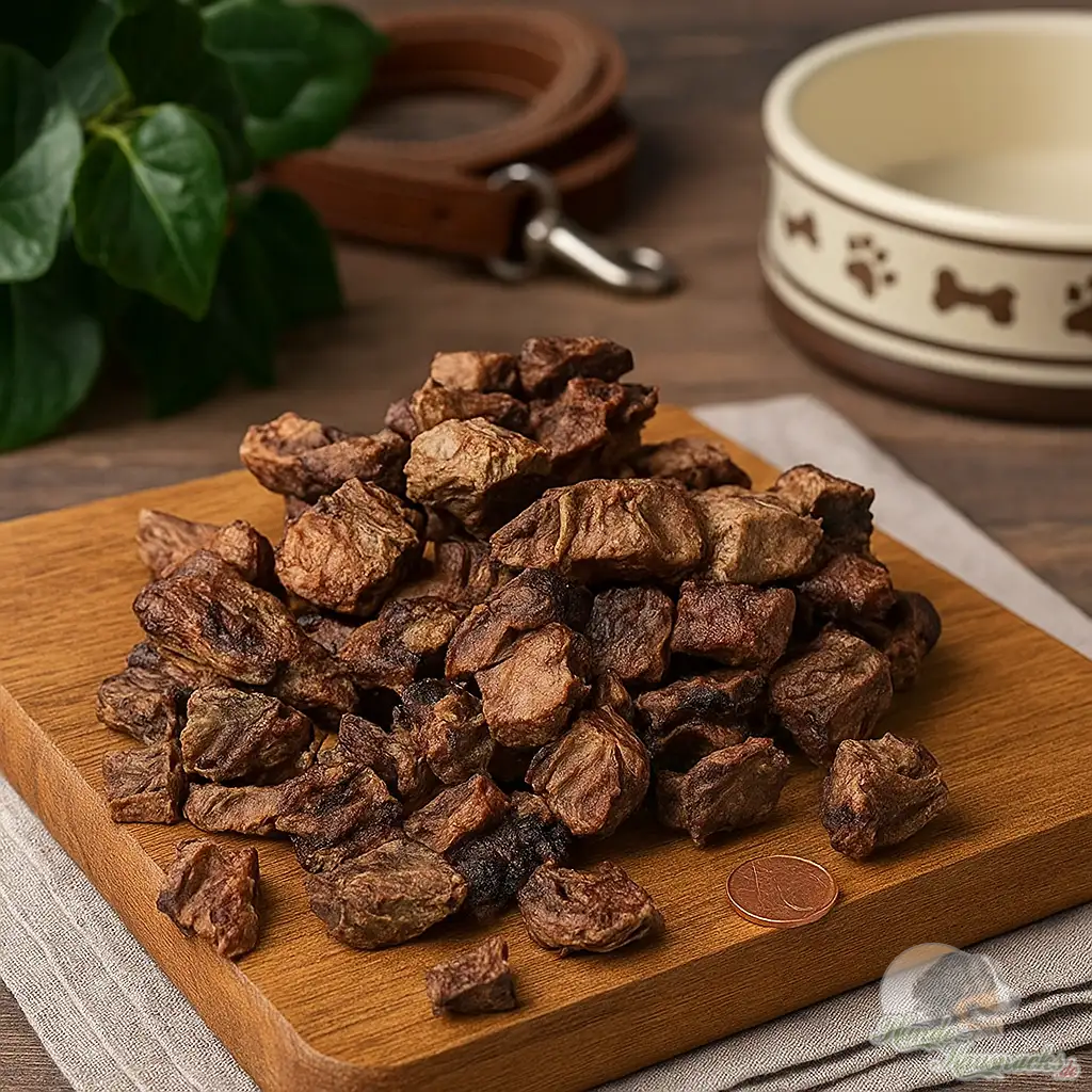 Pferdelungenwürfel Gr.S, getrocknete Hundesnacks für Training, kleine Stücke