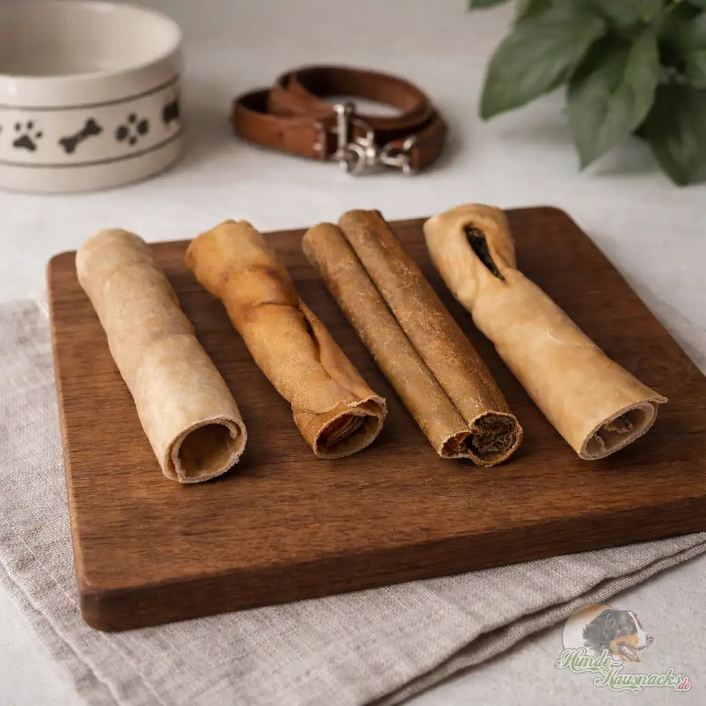 Pferdehaut-Rolle 15 cm Gr.M, zahnpflegender, hypoallergener Kausnack für Hunde