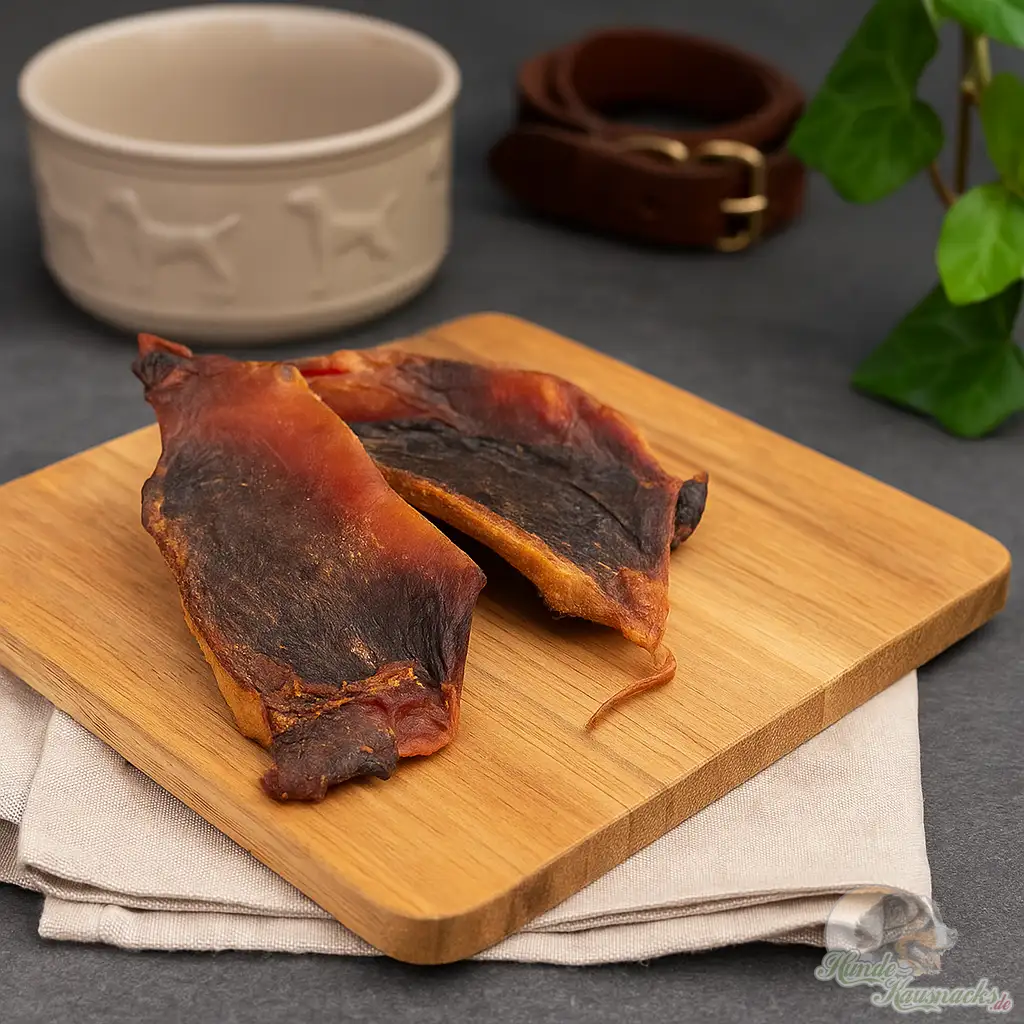 Pferde-Schulterblattsehnne Scapula, getrockneter Kausnack für Hunde, hypoallergen, ohne Zusätze