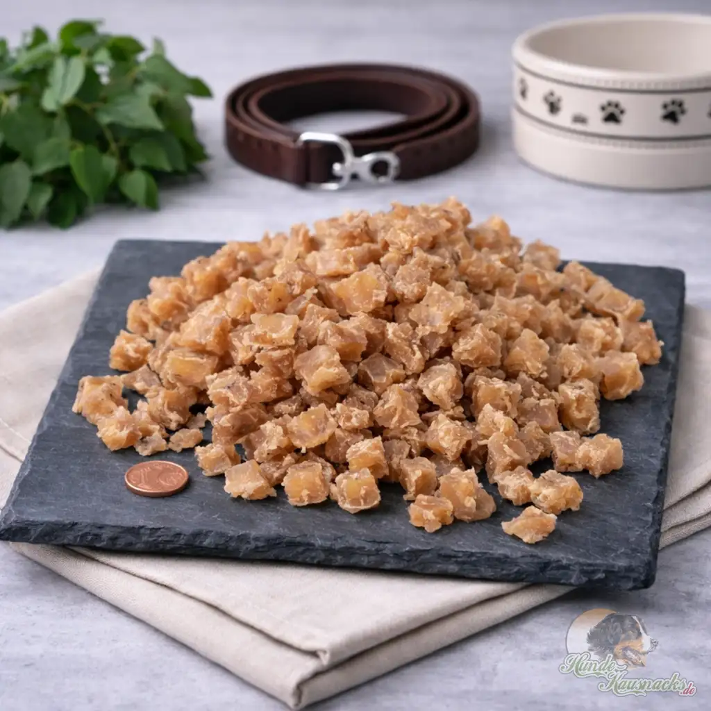 Mini-Trainingstaler aus Dorschfleisch – natürlicher Hundesnack fürs Training