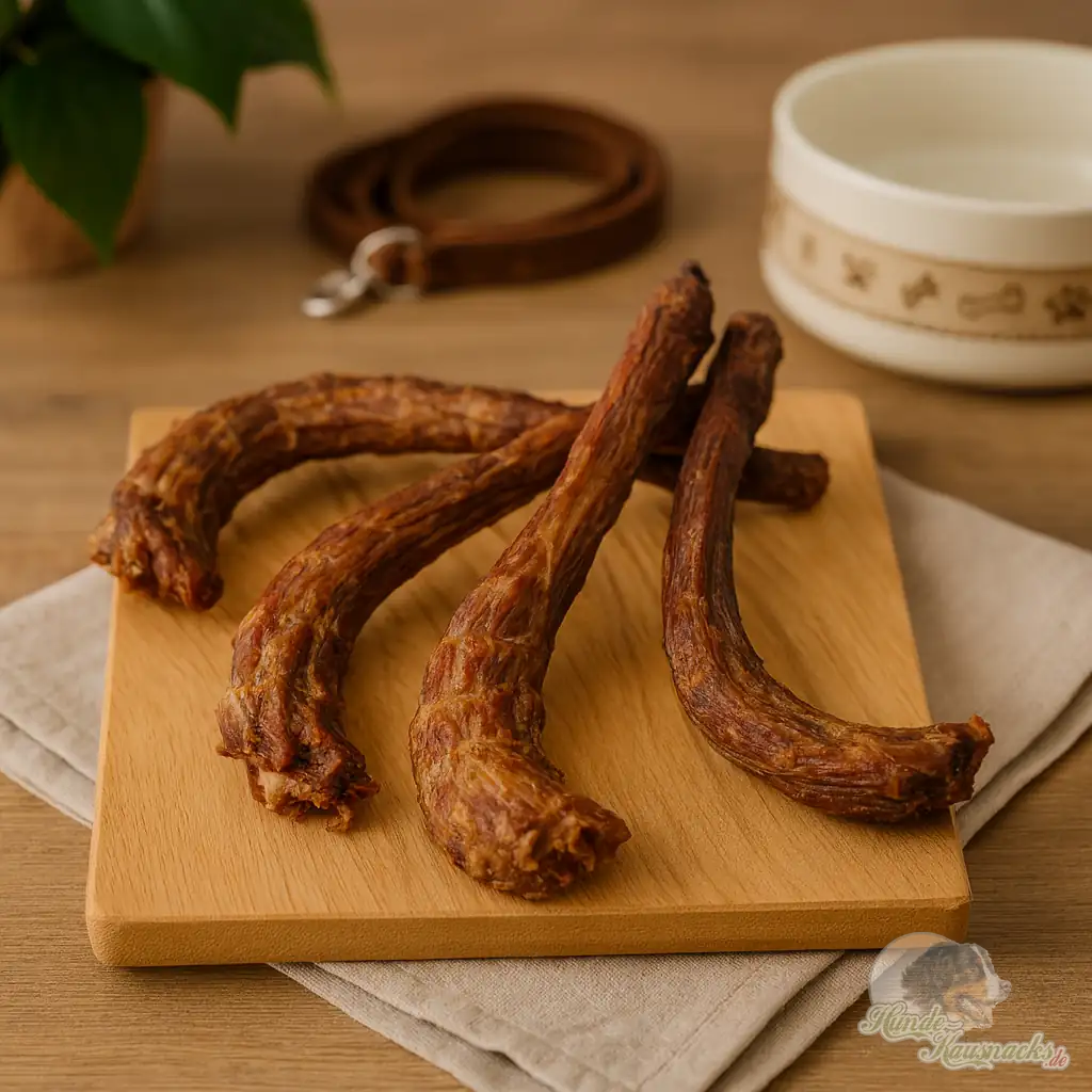 Getrocknete Putenhälse, naturbelassener Kausnack für Hunde, EU-Produktion