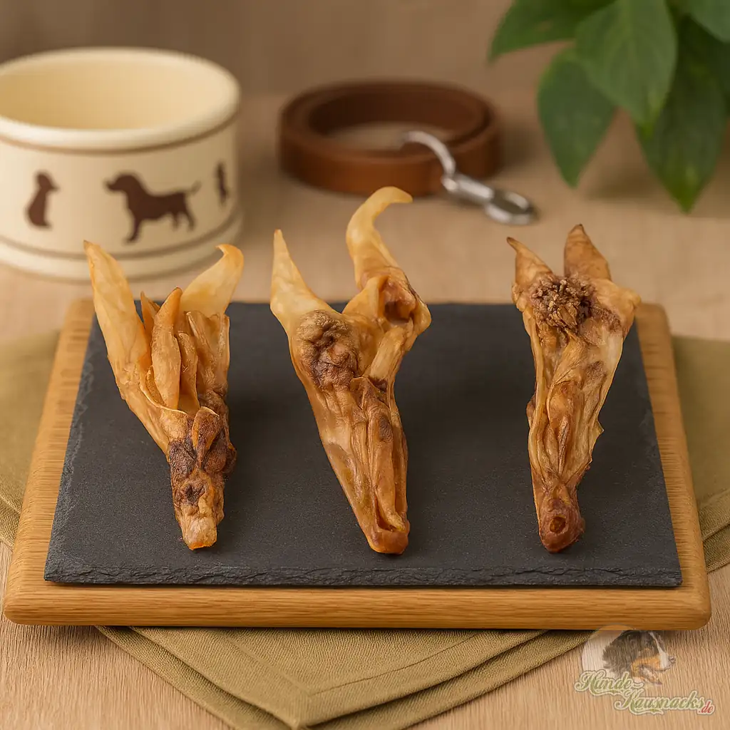 Ganze Lammkopfhaut mit Ohren als natürlicher Kauartikel für Hunde