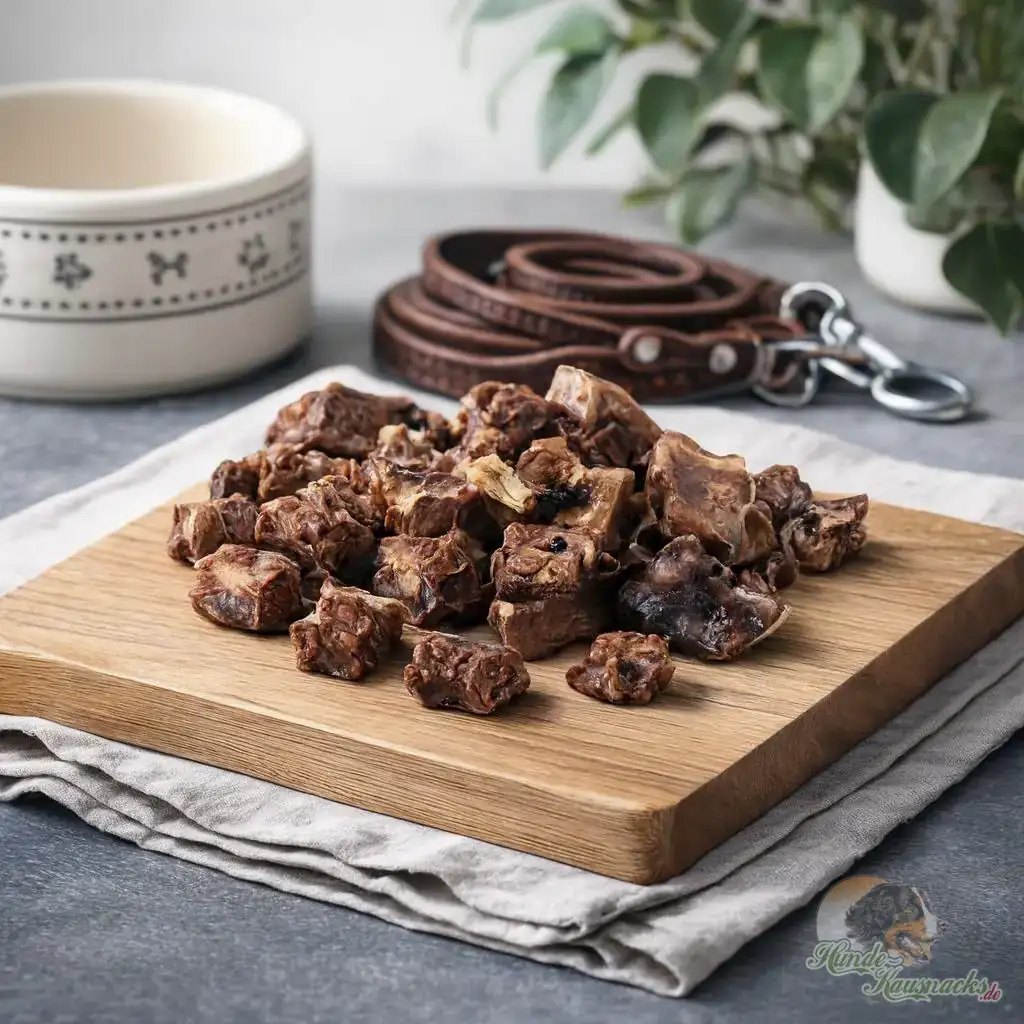 Lammlunge-Trainingswürfel Gr.M als fettarmer Belohnungshappen aus Lamm für Hunde