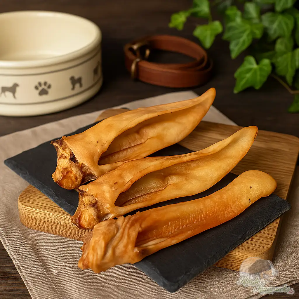 Pferdeohren Natur Gr.2 mit Ohrmuschel, fettarm, EU, ohne Zusätze