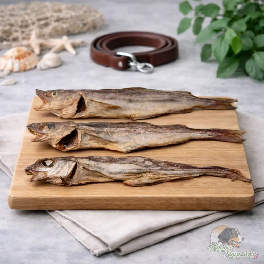 Getrockneter Schellfisch Gr.1 als fettarmer Fisch-Kausnack für Hunde