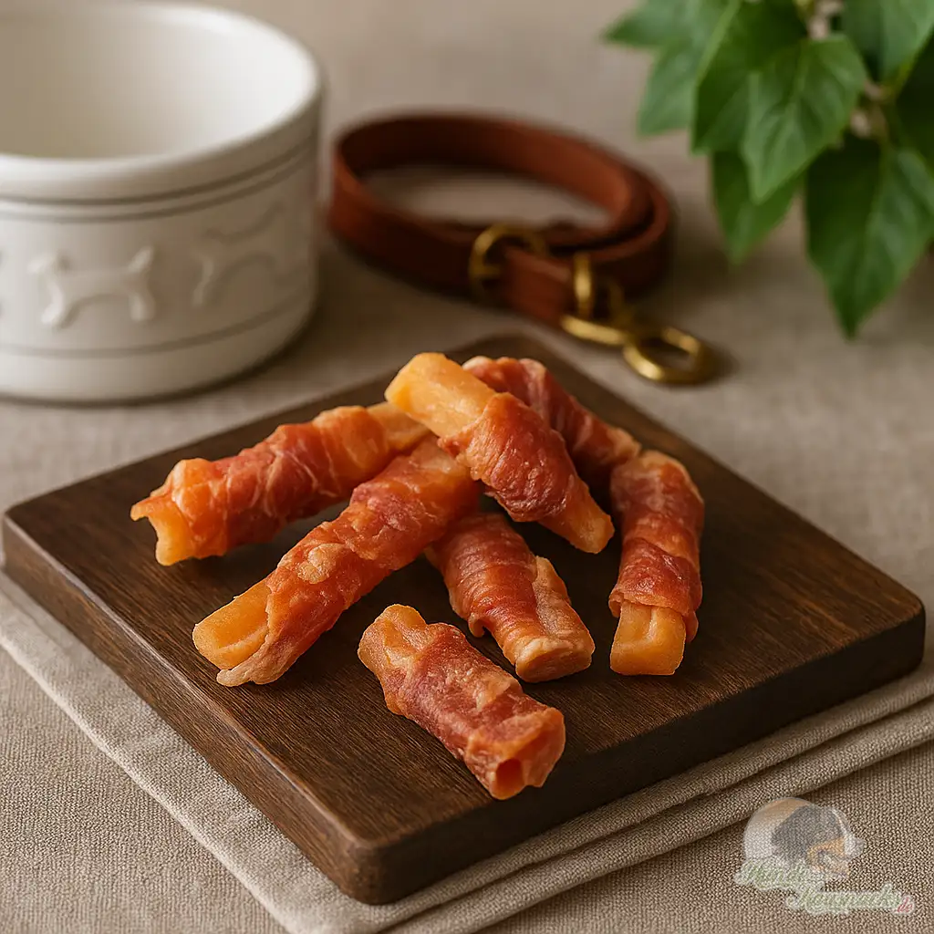 Getrocknete Hühnerbrust mit Süßkartoffel, Hundesnack ohne Zusätze