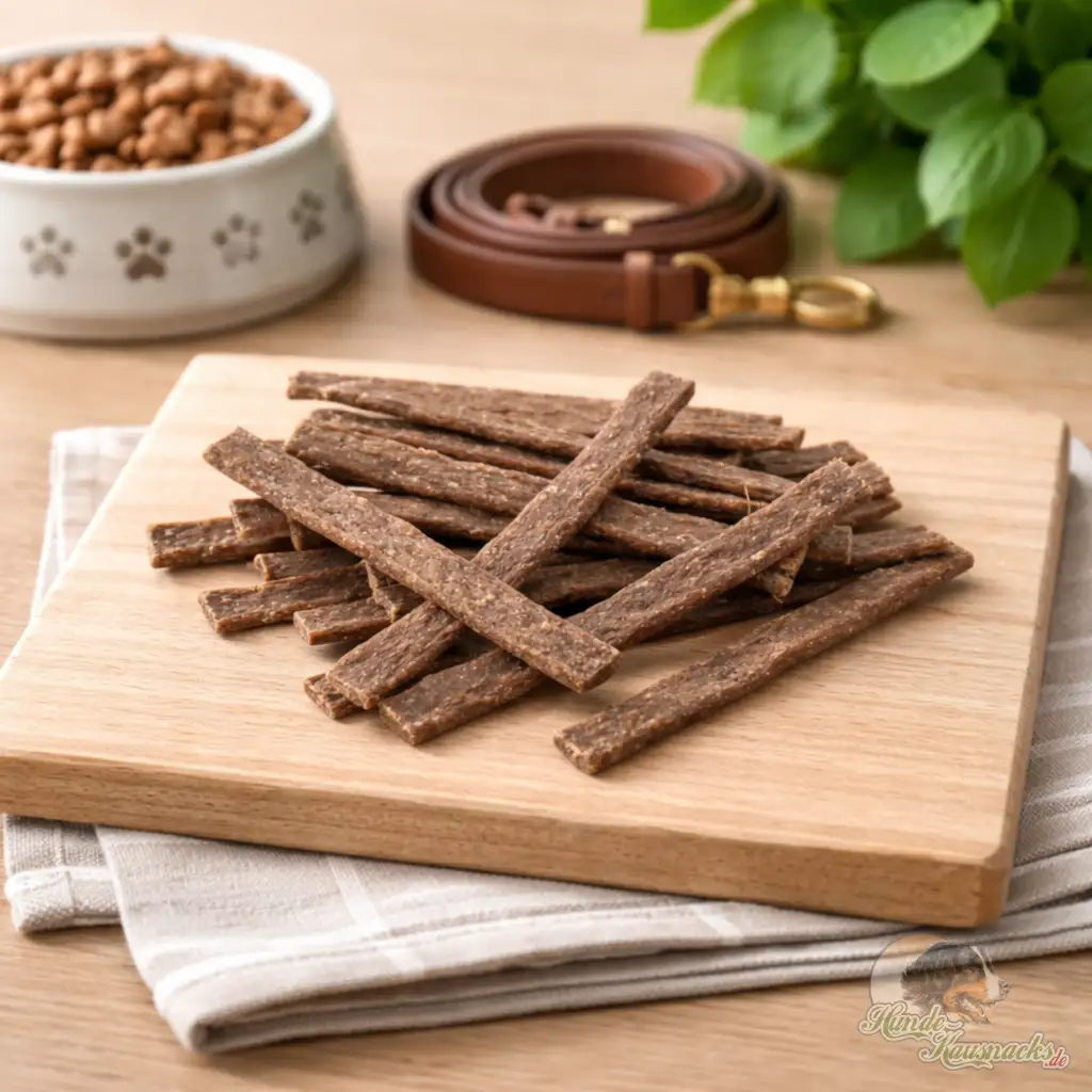 Lammfleisch-Stickies als Hundeleckerli, getrocknete Lammfleischsticks für Training und Belohnung