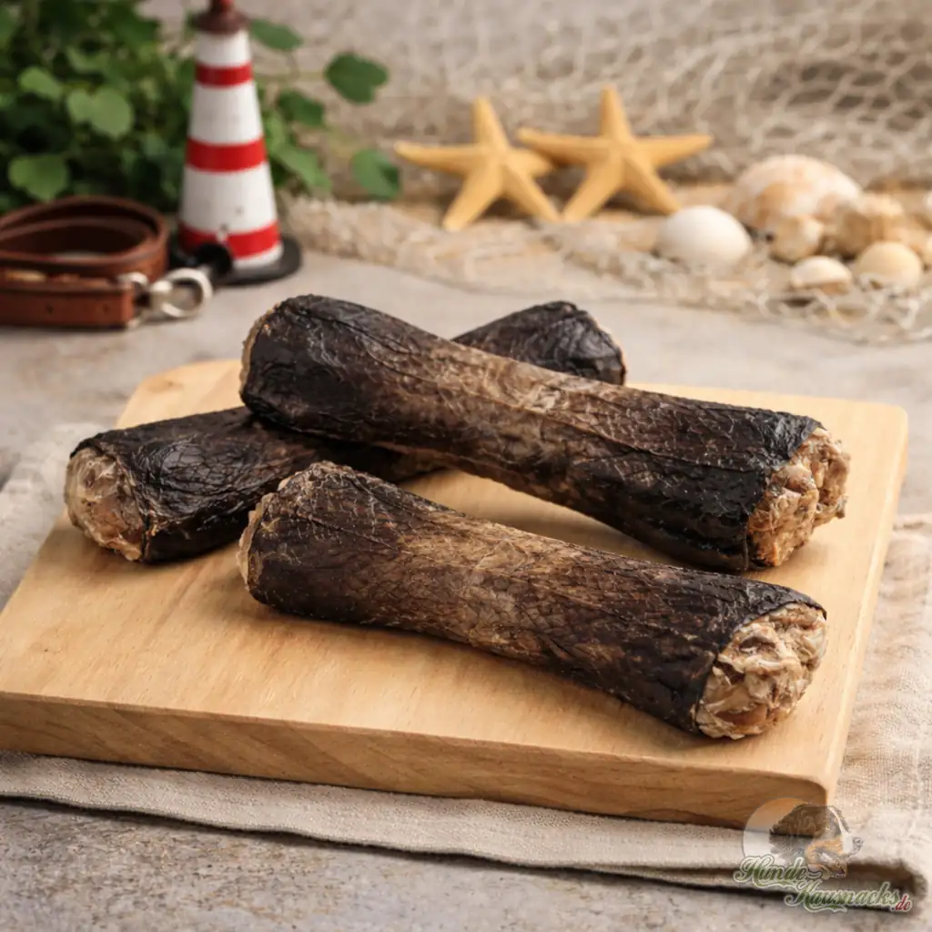 Kauknochen mit Lachsfüllung 17cm