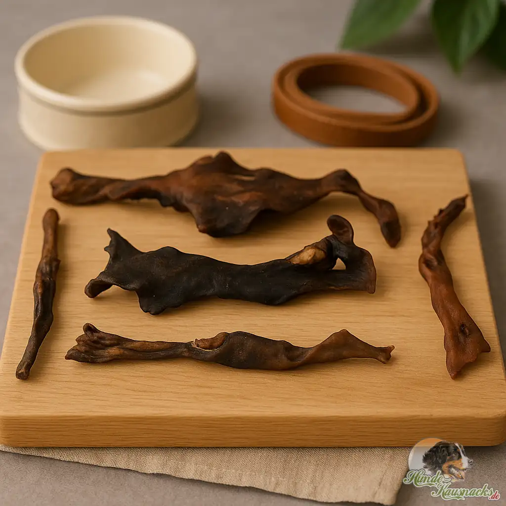 Getrocknete Ziegen-Kopfhaut, natürlicher, fettarmer Hundekauartikel aus EU.