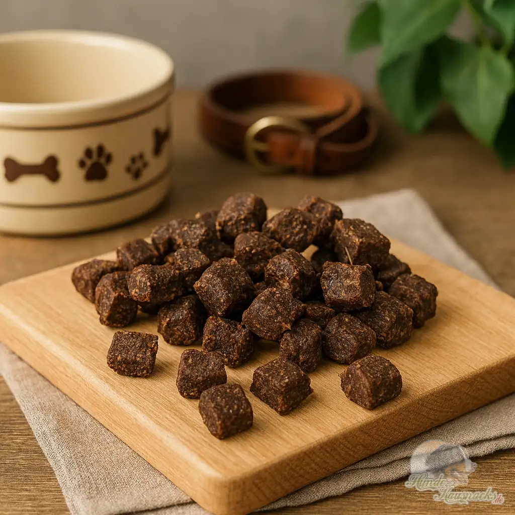 Trainingswürfel-Pute als kleiner, getrockneter Hundesnack