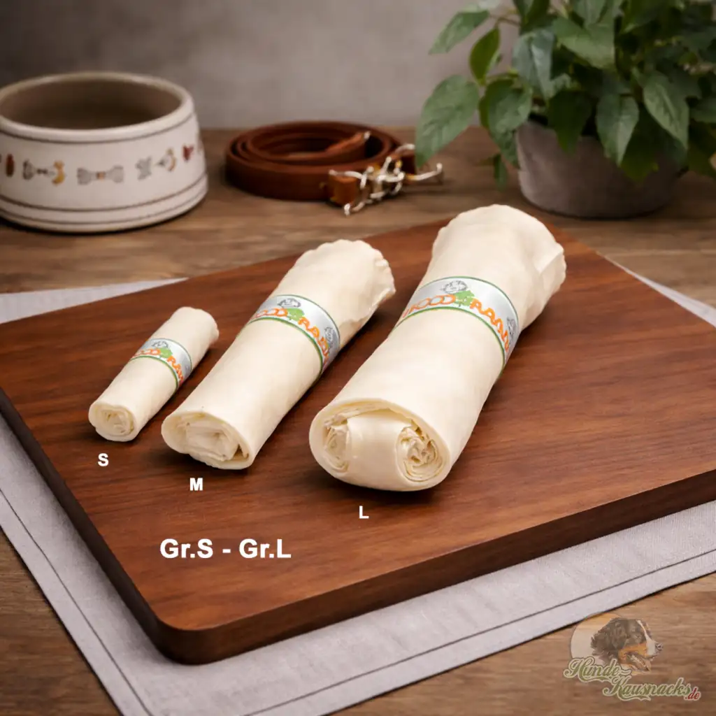 Größenvergleich FarmFood Dental Rolls S 10cm