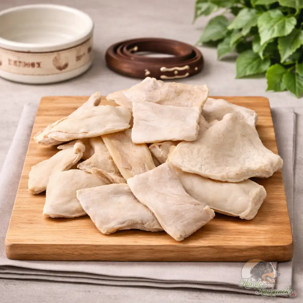 Büffelkopfhaut (weiss) Kauartikel