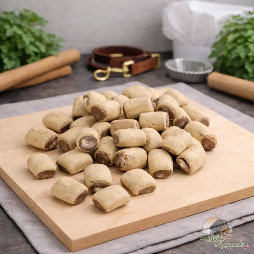Hirsch-Rollies – Hundeleckerli mit Hirschfüllung | hunde-kausnacks.de