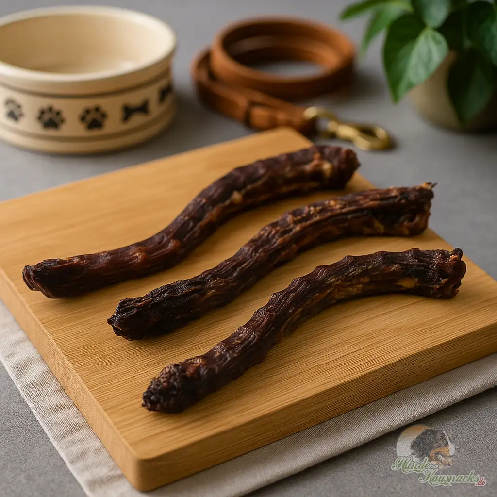 Getrocknete Entenhälse, fettarmer Hundesnack, naturbelassen und hypoallergen