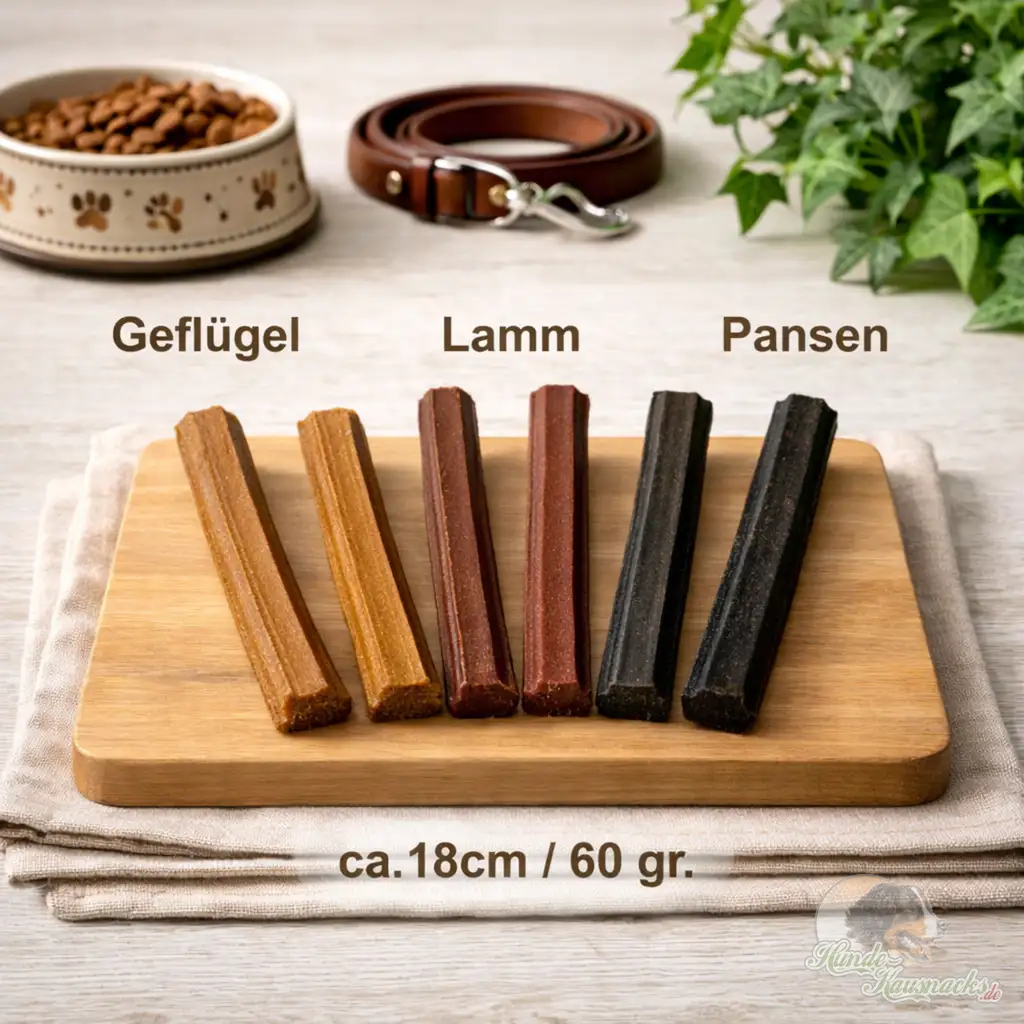 Produktvergleich Dental-Kaustangen 18 cm für Hunde