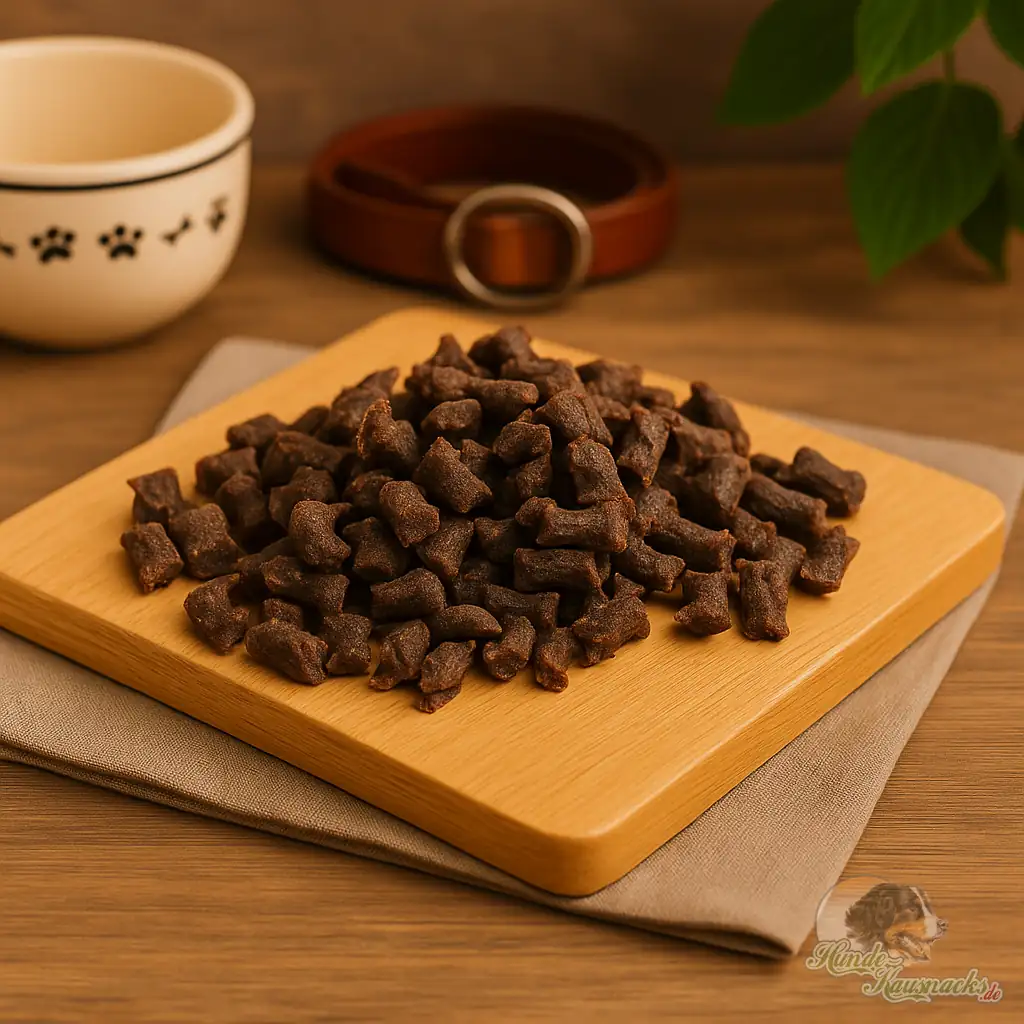 Trainingssnacks Ziegenfleisch, kleine Hundeleckerli.