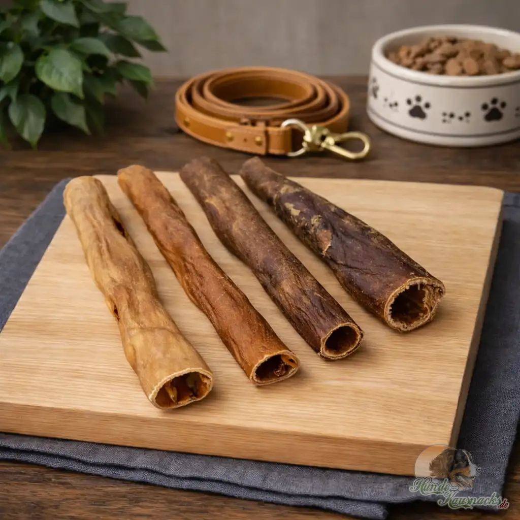 Lammhaut-Rollen 15cm Gr.M Kauartikel für Hunde zur Zahnpflege