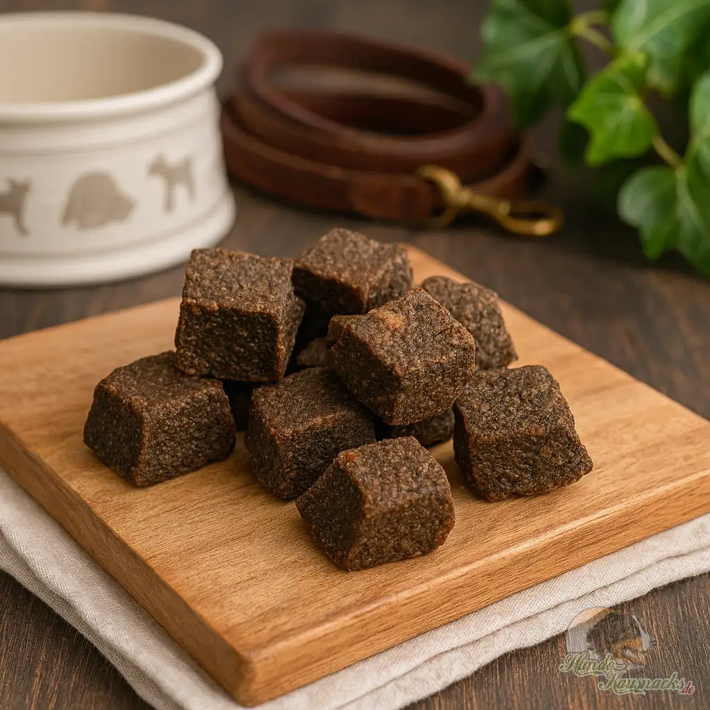 kleine Trainingshappen aus Entenfleisch, getrockneter Hundesnack natur