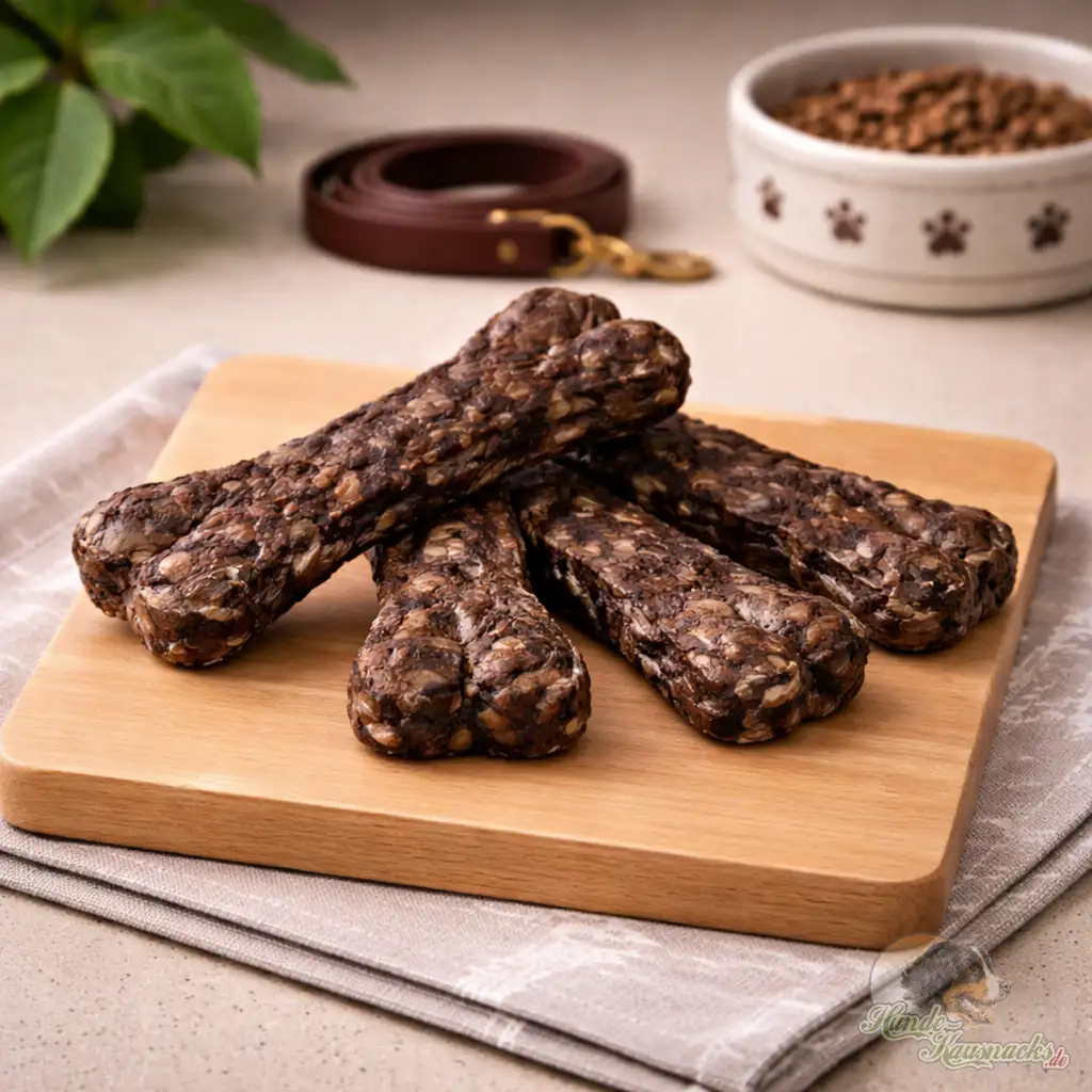 Senior-Kauknochen aus 100% Hirschhaut ca.17cm, leicht zu kauen, hypoallergener Kausnack für Hunde