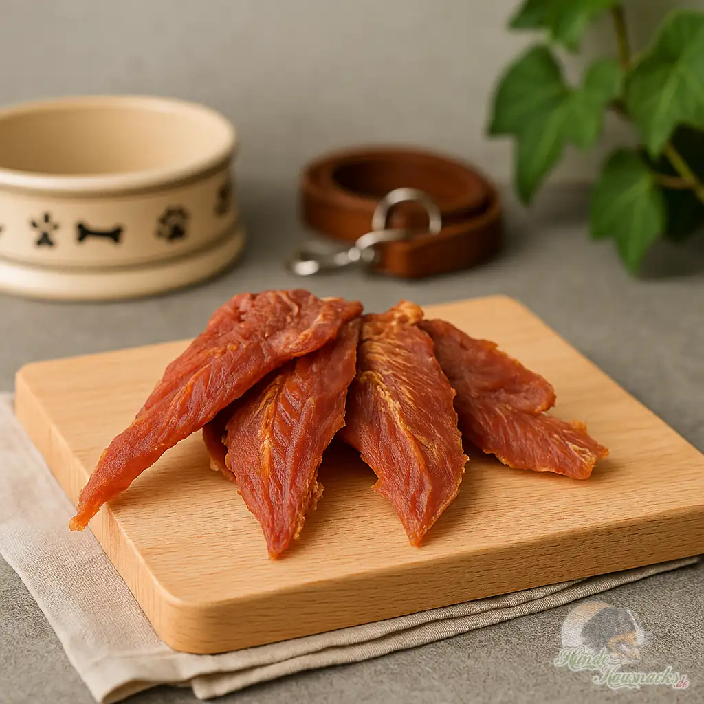 Ganze Hähnchenbrustfilets als fettarmer Hundekausnack.