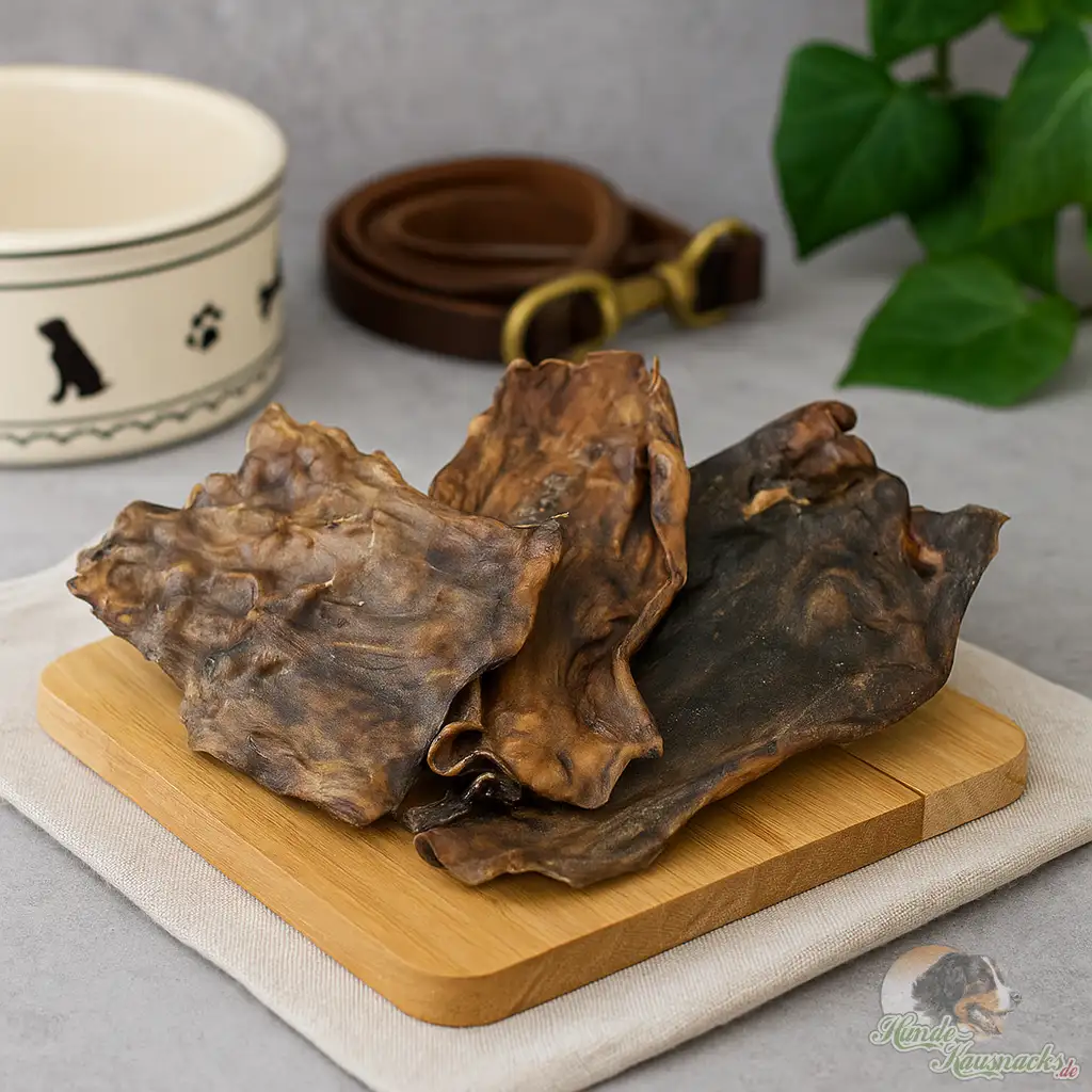 Pferdekopfhautplatten Gr. M natürlicher Hundekauartikel ohne Zusätze