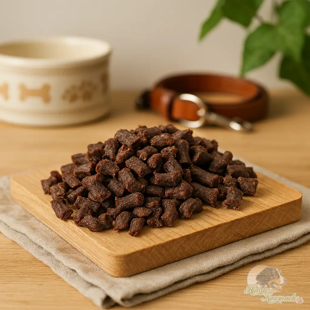 getrocknete Trainingssnacks Ente, 98% Entenfleisch, kleine Belohnung fürs Hundetraining