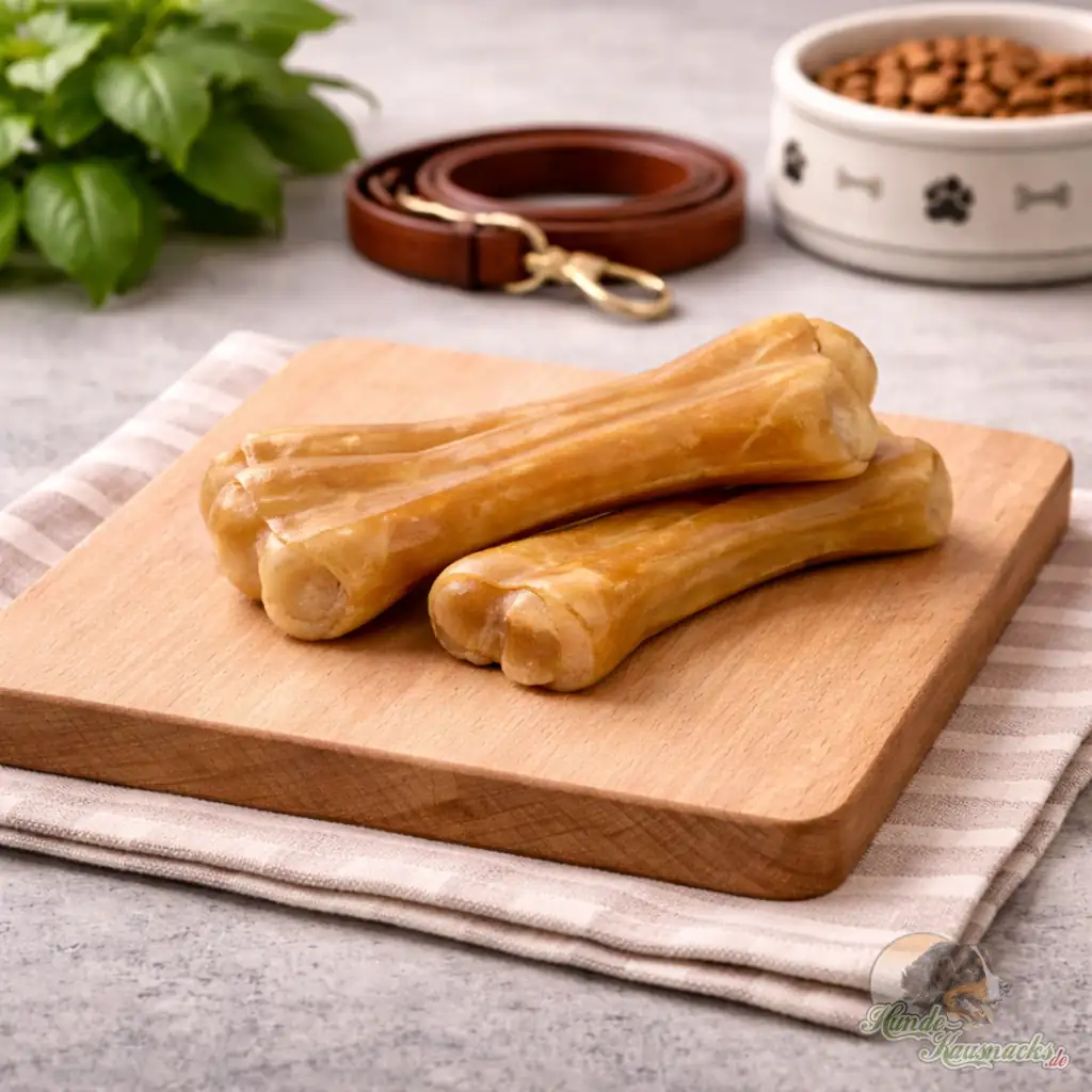 Kauknochen mit Lammfüllung Gr.2 12cm