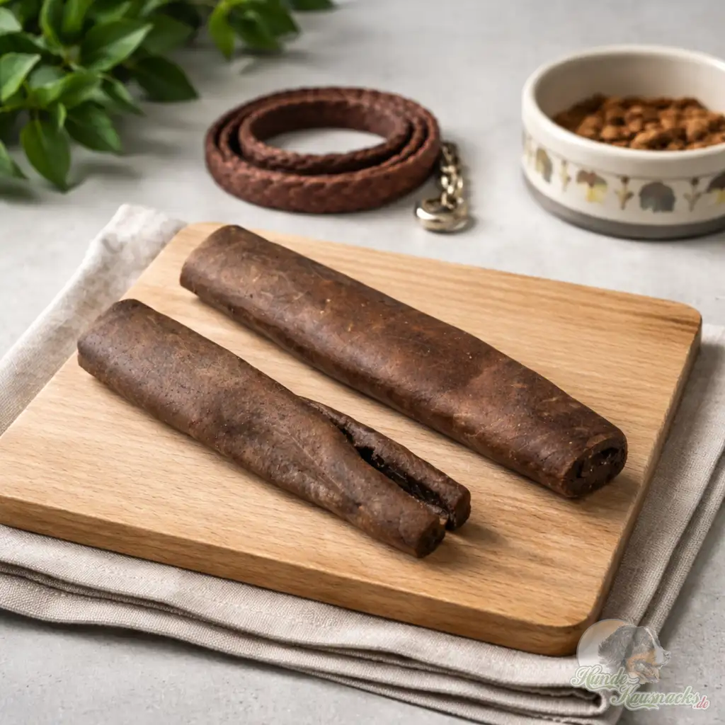 Kamelhaut-Rolle 30cm Gr.L extra harter Kauartikel für große Hunde zur Zahnpflege