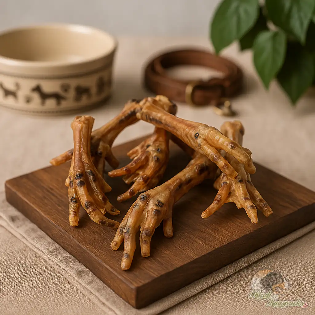 Getrocknete Hühnerfüße, fettarmer Hundekausnack ohne Zusätze