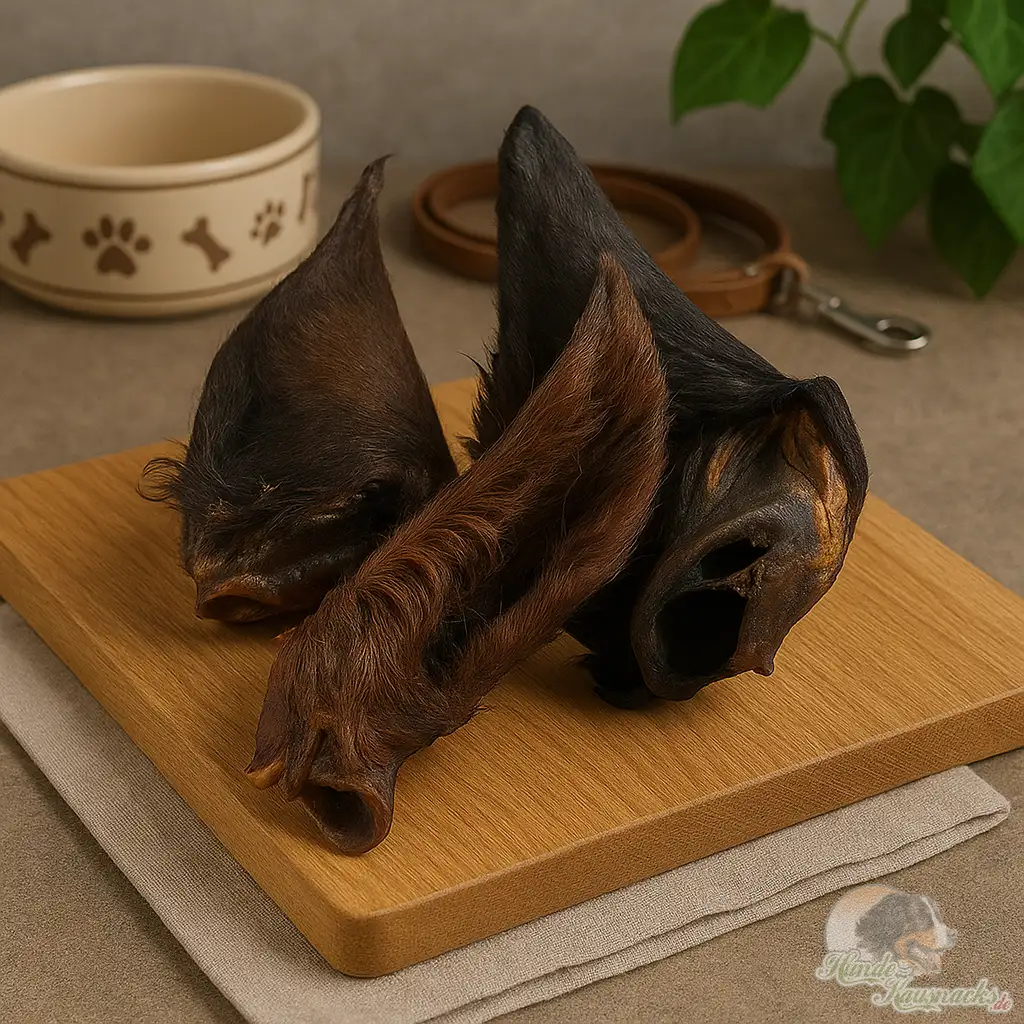 Pferdeohren mit Ohrmuschel und Fell 15–30 gr., fettarm, EU, naturbelassen