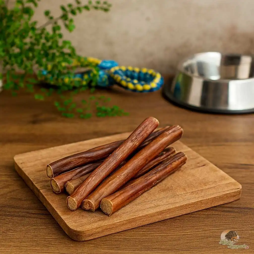 Ochsenziemerstücke ca. 25 cm für Hunde – getrockneter Kausnack aus 100 % Rind, fettarm und naturbelassen