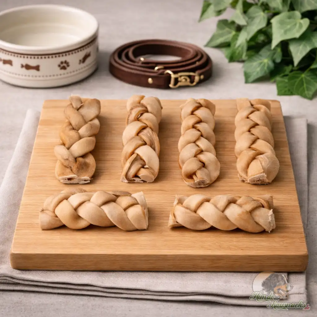 Büffelhaut-Zopf Kauartikel