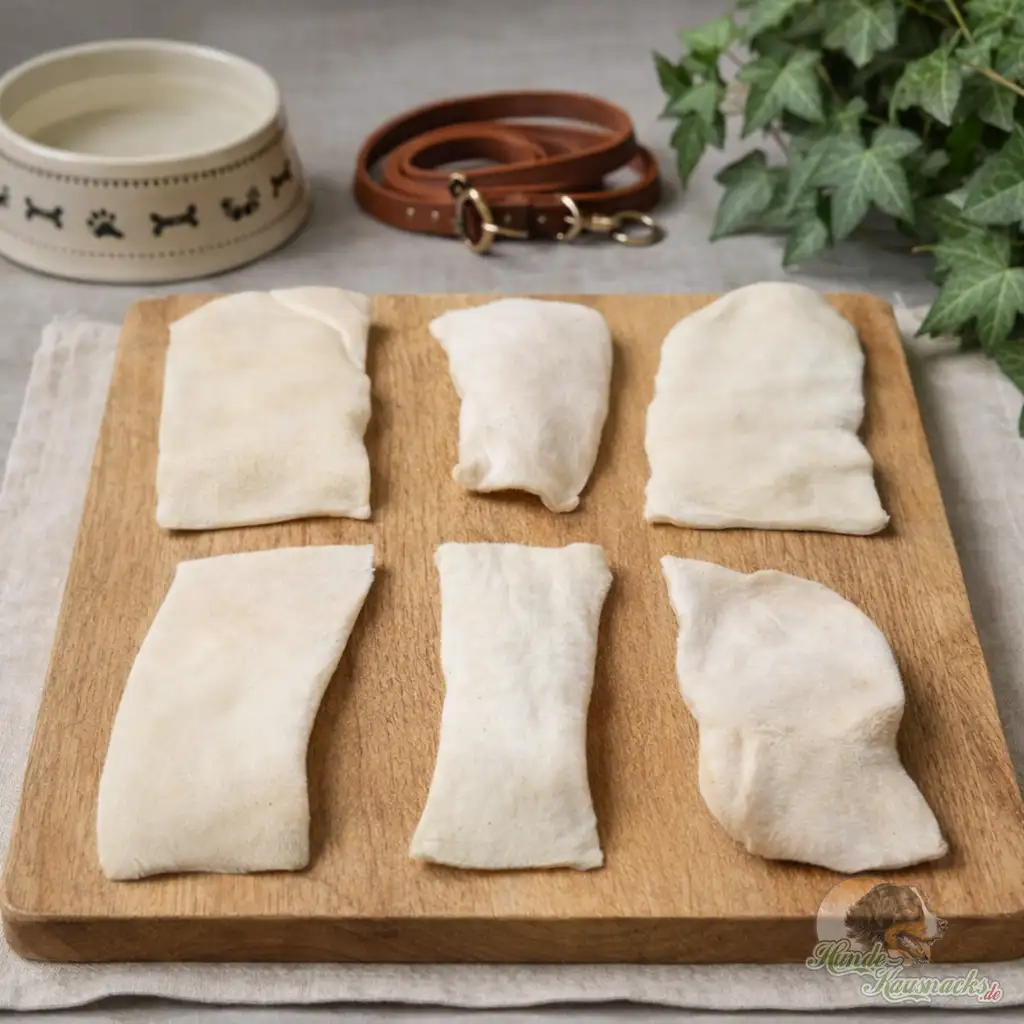 Zahnputz-Kaustreifen Denta-Cleans Gr.L aus Büffelhaut für Hunde