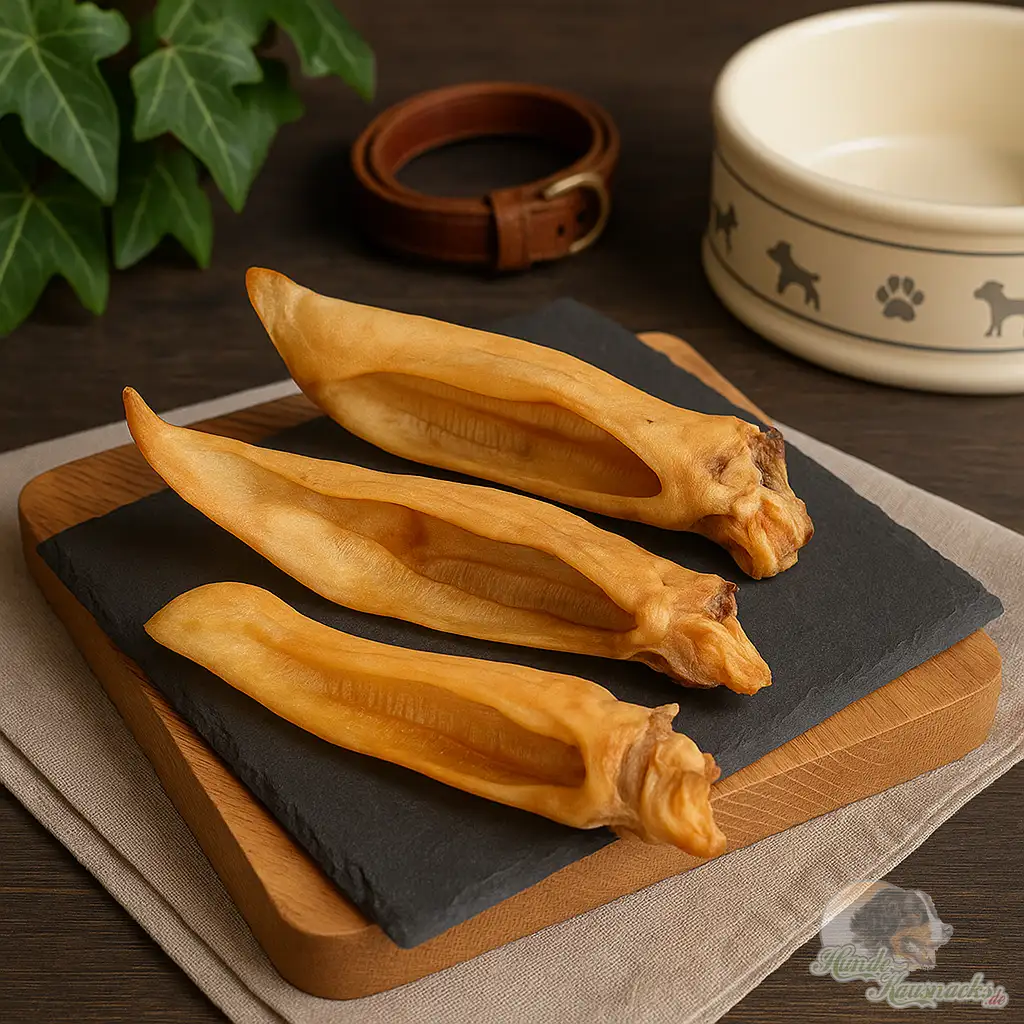 Pferdeohren Natur Gr.3 mit Ohrmuschel, fettarm, hypoallergen, EU