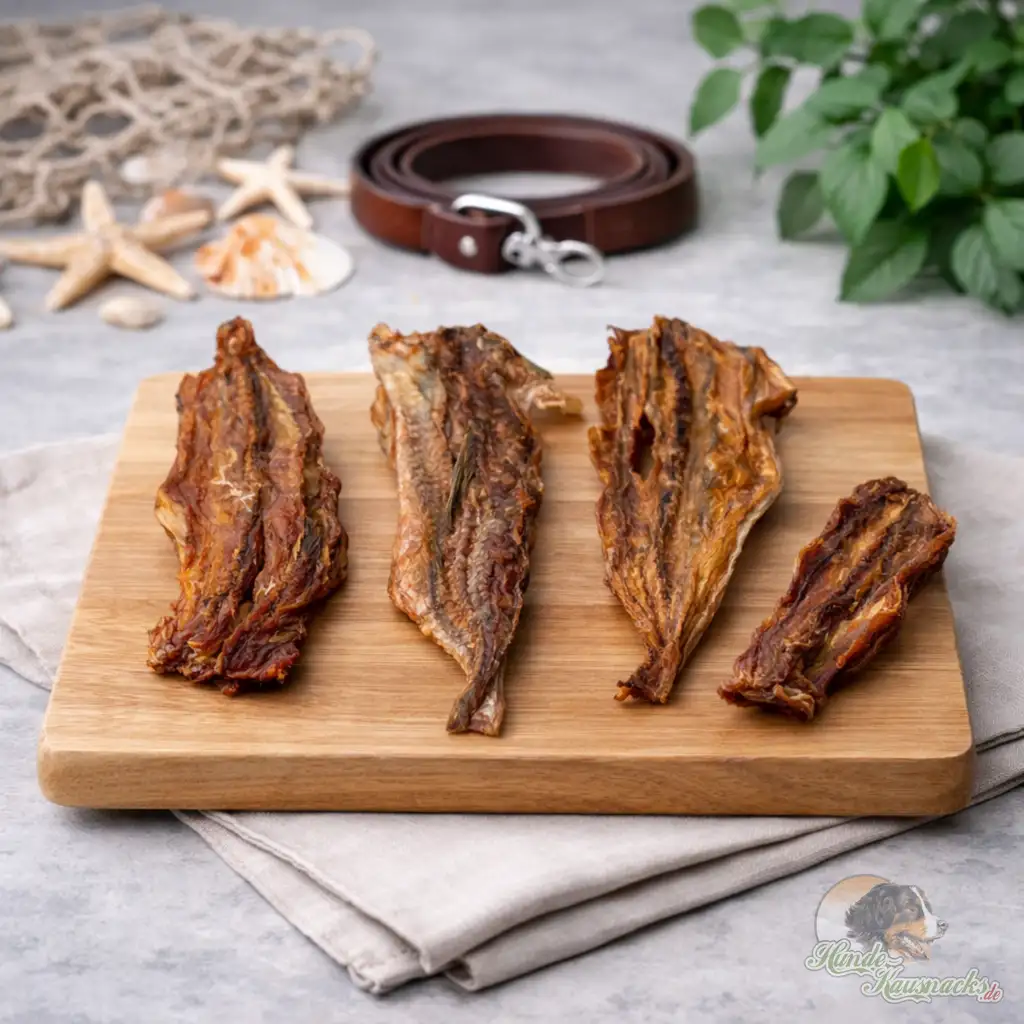 Getrockneter Lizardfisch als fettarmer Kausnack und Belohnungshappen für Hunde