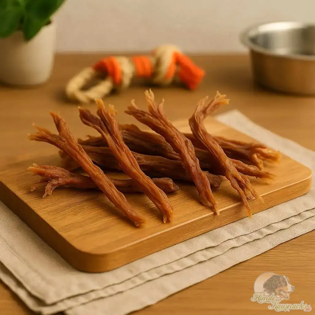 Achillessehnen Premium Gr. M für Hunde – getrockneter Kausnack aus 100 % Rind, fettarm und naturbelassen