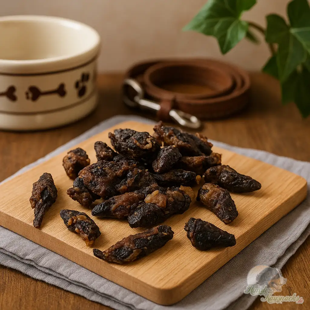 Luftgetrocknete Hähnchenherzen, natürlicher Hundekauartikel aus EU-Produktion