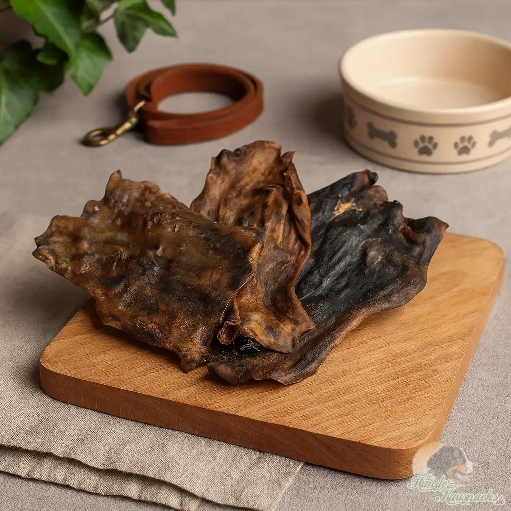Pferdekopfhautplatten Gr. XS natürlicher Kausnack für Hunde