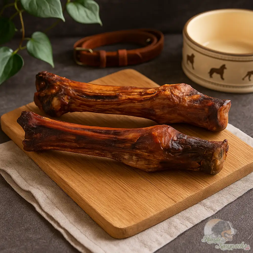 Getrockneter Pferdeknochen Gr.S mit Fleisch, natürlicher, hypoallergener Hundekauartikel, EU-Qualität