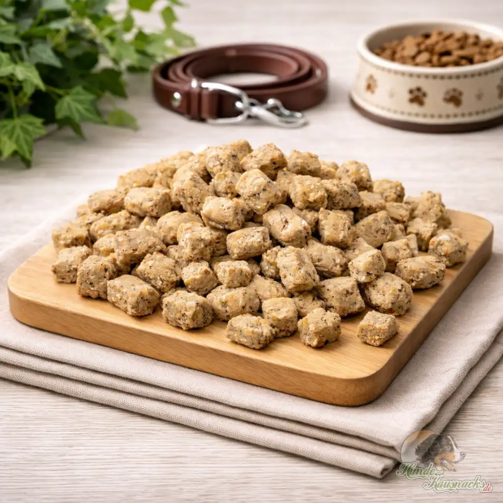 Vegane Trainingssnacks mit Kokosnuss, getreidefrei für Hunde