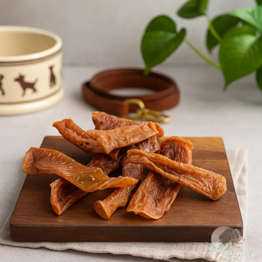 Getrocknete Pferde-Aorta, natürlicher, hypoallergener Hundekauartikel in EU-Qualität