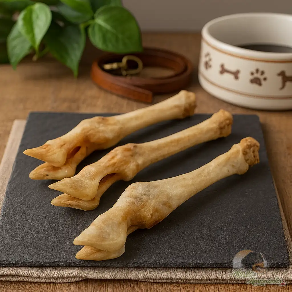Getrocknete Lammunterbeine, kräftig-fleischiger Kausnack für Hunde in Premium-Qualität