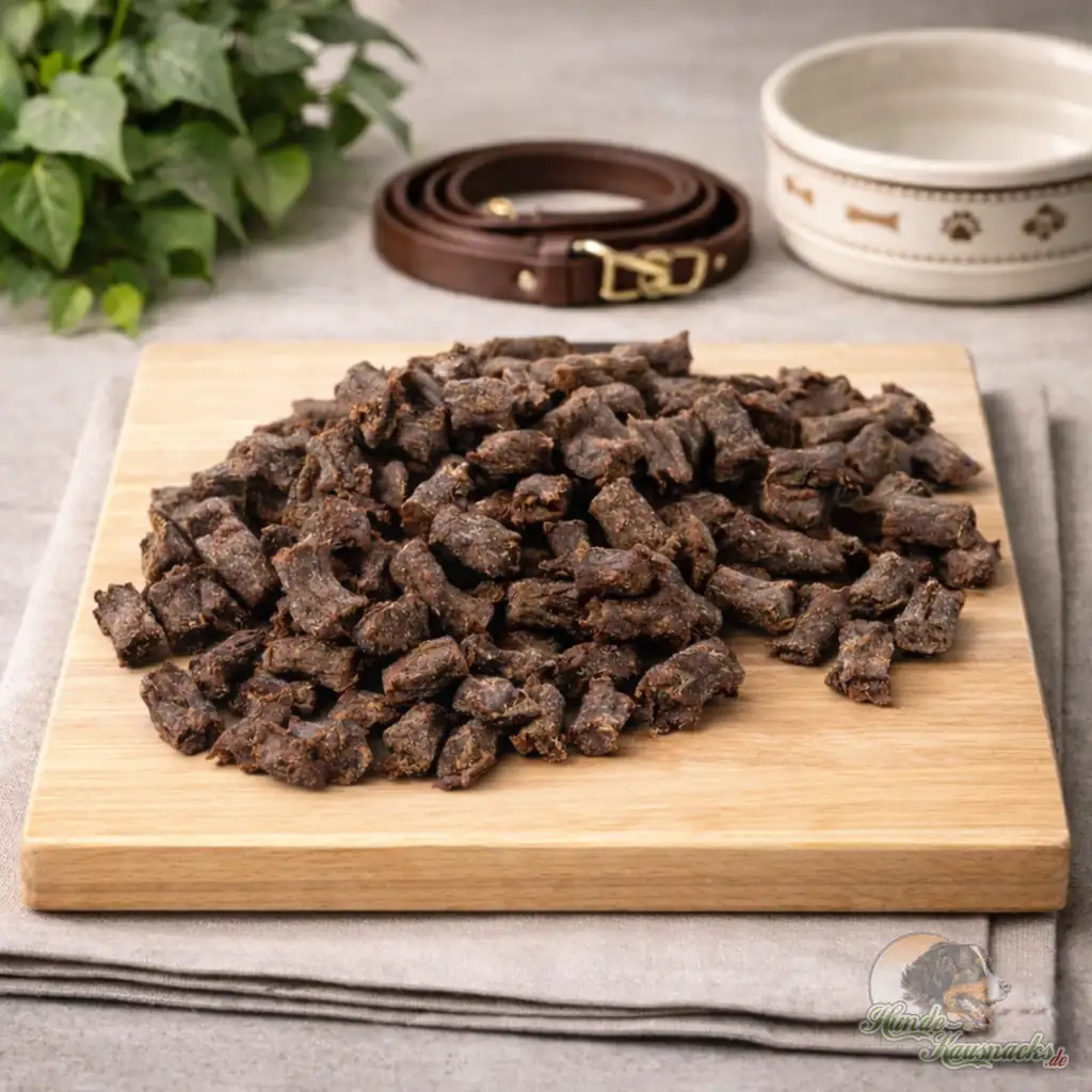 Trainingssnacks aus Büffelfleisch