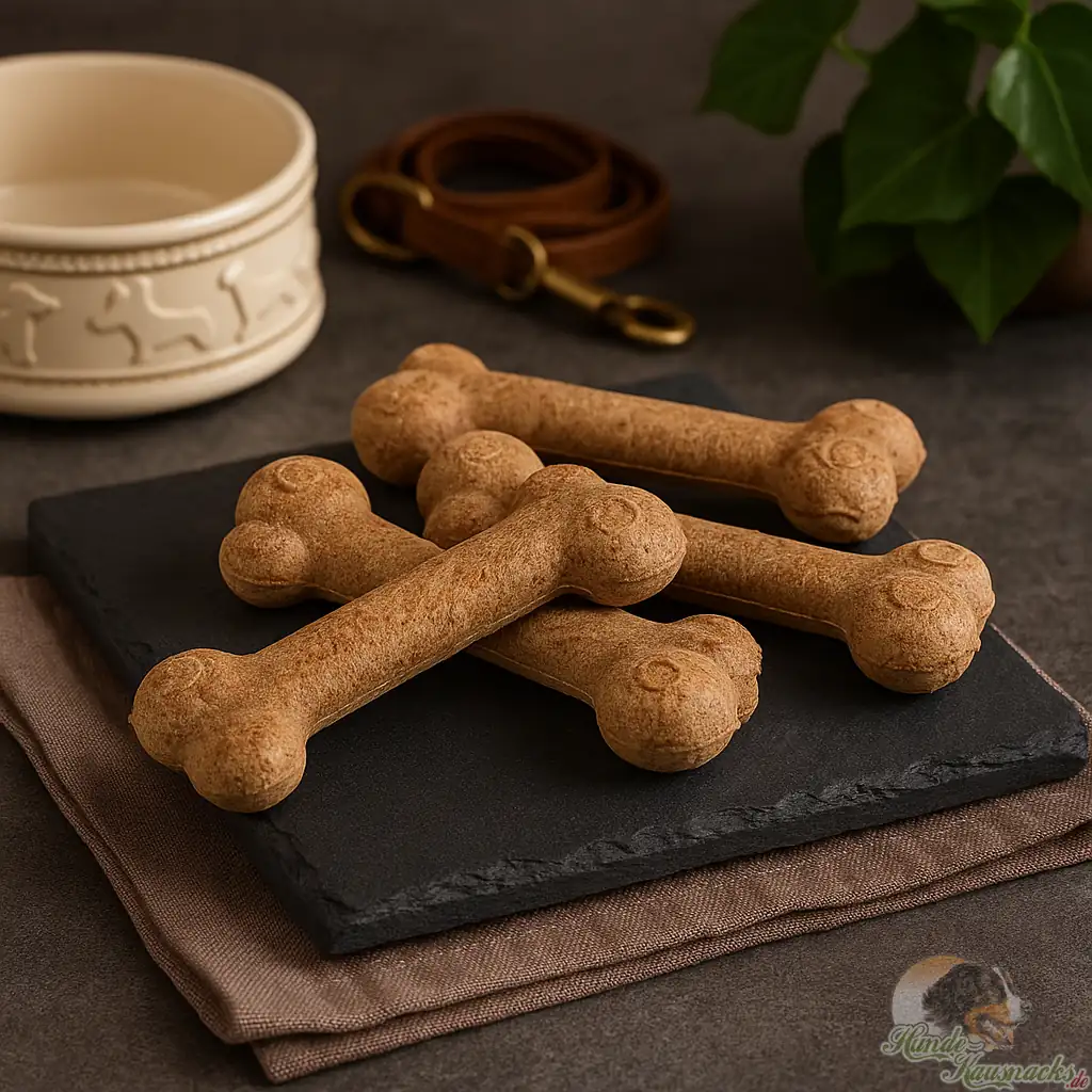 Glutenfreier Straußenknochen, harter Kausnack mit Reis und Hirse für große Hunde.